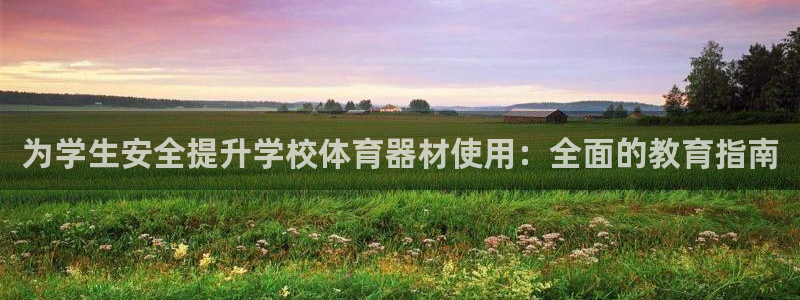尊龙人生就是博旧版：为学生安全提升学校体育器材使用：
