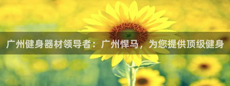 尊龙凯时新闻：广州健身器材领导者：广州悍马，为您提供