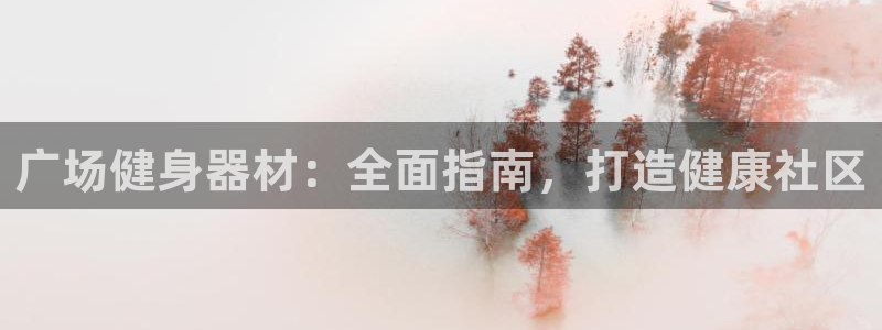 下载尊龙app：广场健身器材：全面指南，打造健康社区