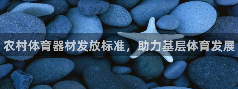 尊龙-人生就是博：农村体育器材发放标准，助力基层体育