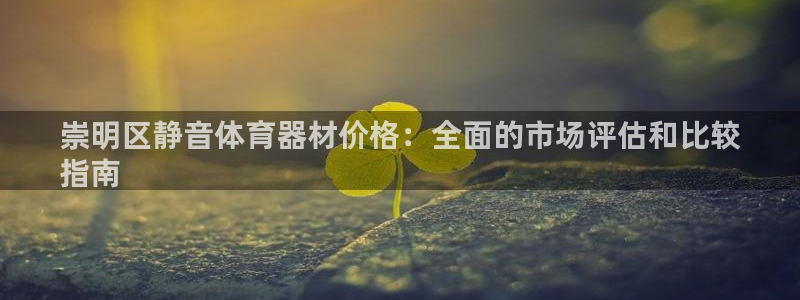 尊龙app注册官网：崇明区静音体育器材价格：全面的市