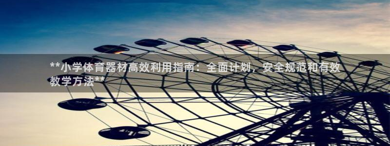 尊龙AG旗舰店：**小学体育器材高效利用指南：全面计