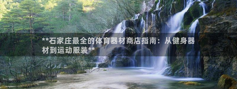 尊龙凯时下载人生就是博：**石家庄最全的体育器材商店