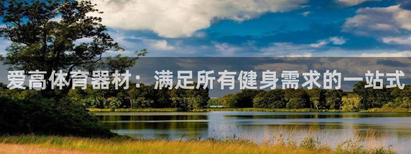 尊龙凯时只输不赢：爱高体育器材：满足所有健身需求的一