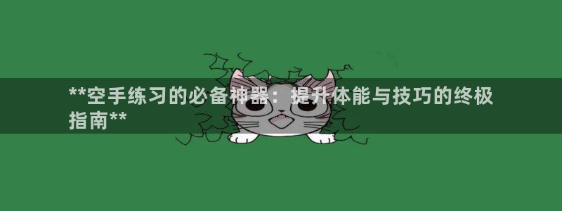 尊龙凯时平台官网：**空手练习的必备神器：提升体能与