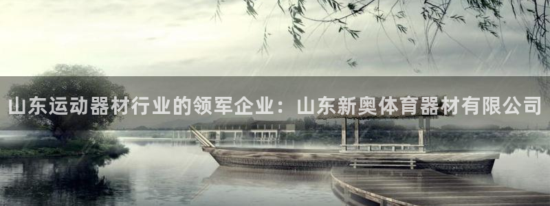 尊龙现金一下指导AG发财网：山东运动器材行业的领军企