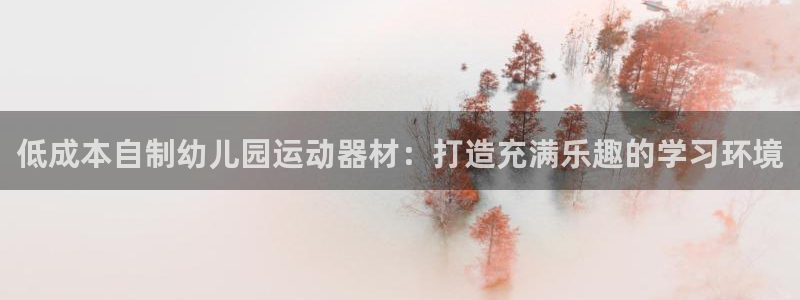 尊龙最新版：低成本自制幼儿园运动器材：打造充满乐趣的