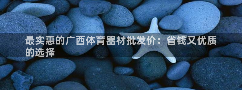 尊龙人生就是博用现金玩一下：最实惠的广西体育器材批发